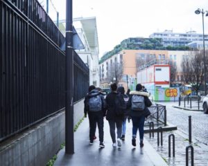 Dans le XVIIIe arrondissement de Paris, en décembre 2016