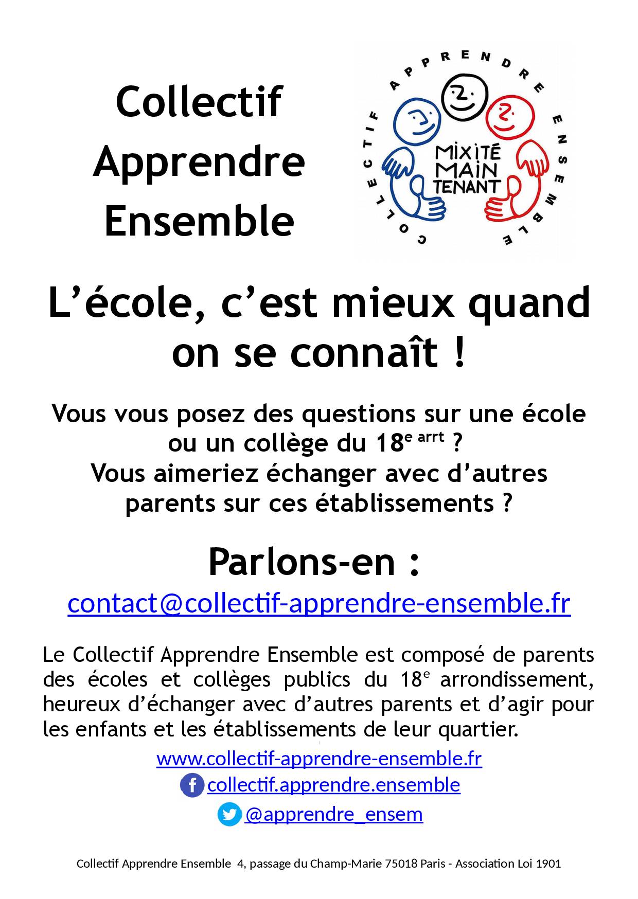 Flyer du CAE 2019