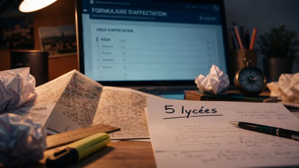 Sectorisation lycée Paris : 5 lycées de secteur, 3 niveaux et bonus de points