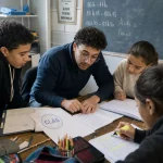Aide soutien scolaire CAF CLAS : animateur aide des élèves en centre social
