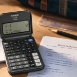 Casio fx 92 collège : écran 5 lignes lisible
