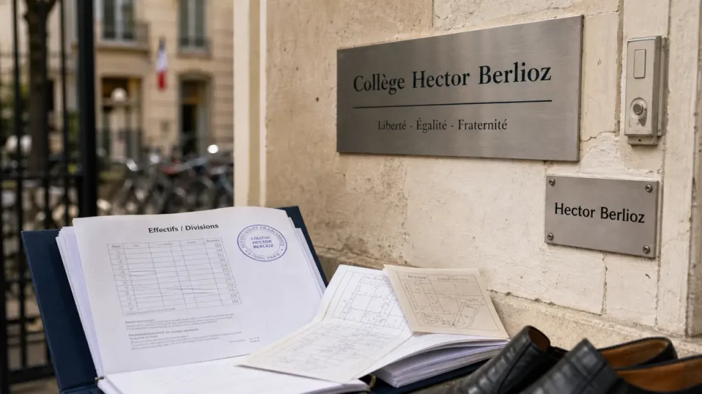 Collège Hector Berlioz à Paris : 360 élèves, 16 divisions et 4 classes de SEGPA