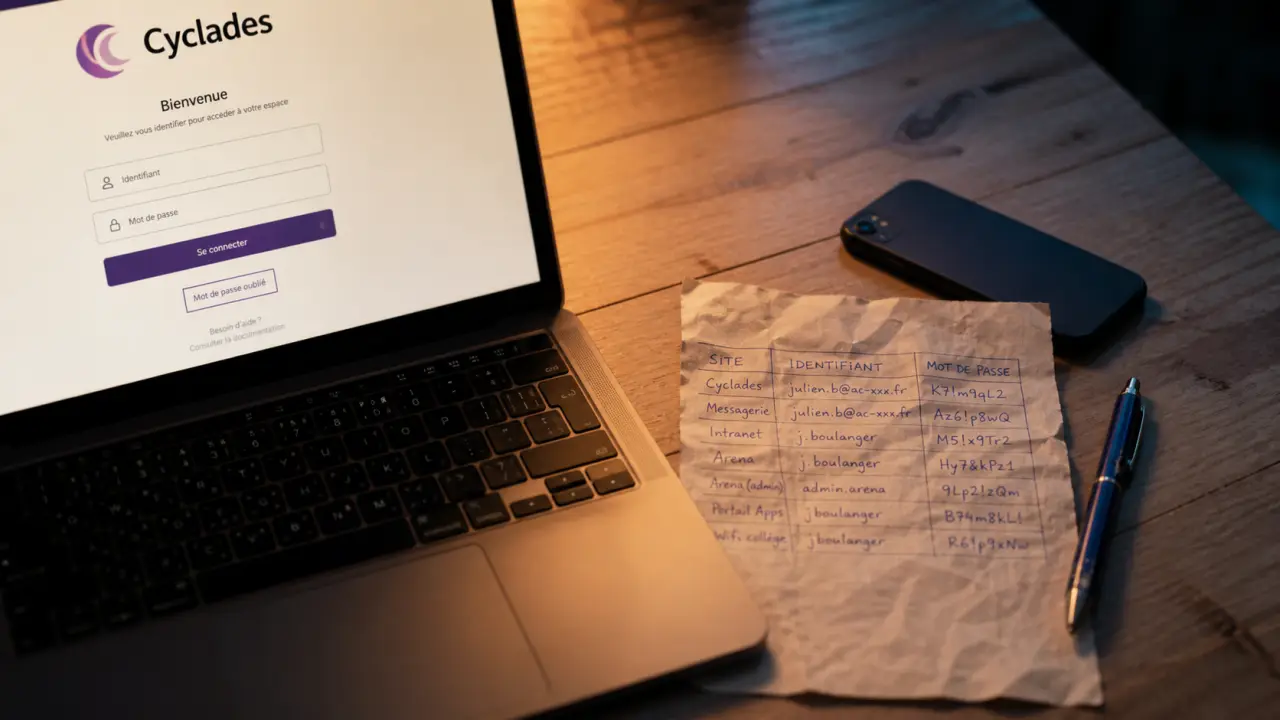 Cyclade resultat bac : connexion FranceConnect et mot de passe oublié