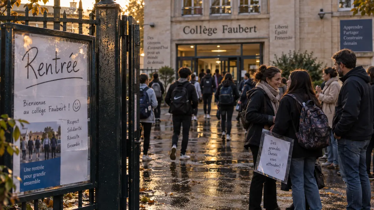 Collège Faubert à Villefranche-sur-Saône : rentrée, ULIS et élèves