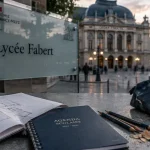 fabert lycée à Metz : entrée du lycée et rentrée