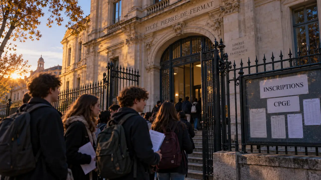 Lycée pierre de Fermat à Toulouse, inscription CPGE